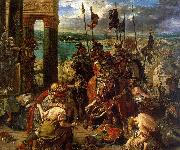 Eugene Delacroix The Entry of the Crusaders into Constantinople painting